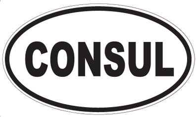 CONSUL - Oval Sticker