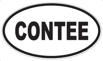 CONTEE - Oval Magnet