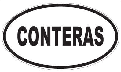 CONTERAS - Oval Magnet