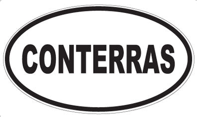 CONTERRAS - Oval Magnet