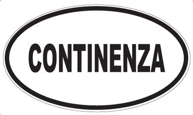 CONTINENZA - Oval Magnet