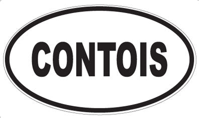 CONTOIS - Oval Magnet