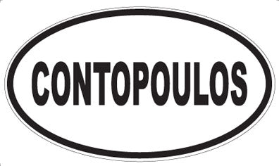 CONTOPOULOS - Oval Magnet
