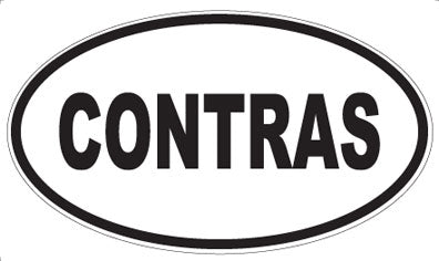 CONTRAS - Oval Magnet