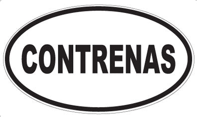 CONTRENAS - Oval Magnet