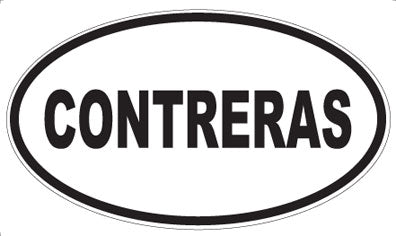 CONTRERAS - Oval Magnet