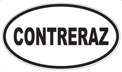 CONTRERAZ - Oval Magnet