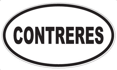 CONTRERES - Oval Magnet