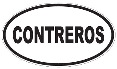 CONTREROS - Oval Magnet