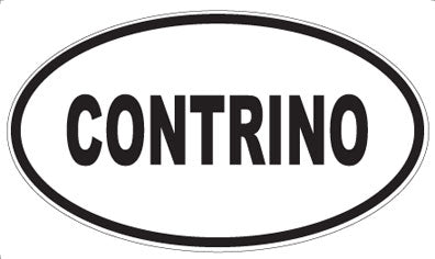 CONTRINO - Oval Magnet