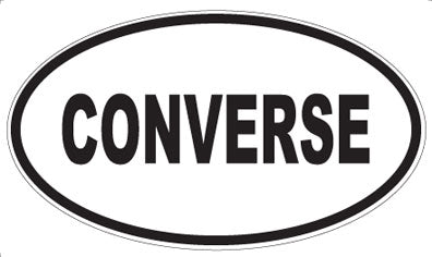CONVERSE - Oval Magnet
