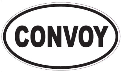 CONVOY - Oval Sticker