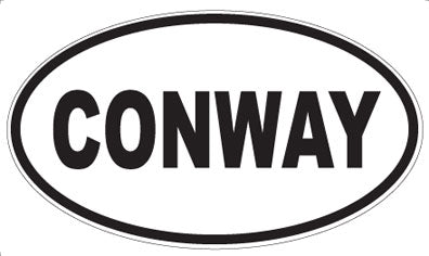 CONWAY - Oval Magnet