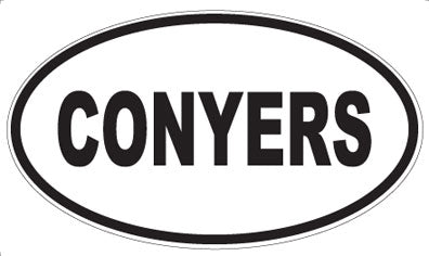 CONYERS - Oval Magnet