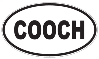 COOCH - Oval Magnet