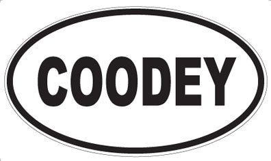 COODEY - Oval Magnet