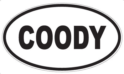 COODY - Oval Magnet