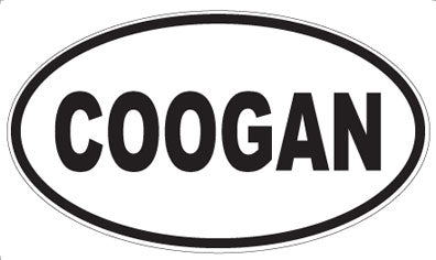 COOGAN - Oval Magnet