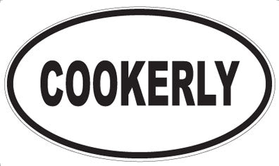 COOKERLY - Oval Magnet