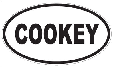 COOKEY - Oval Magnet