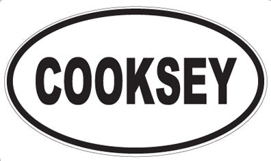 COOKSEY - Oval Magnet