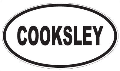 COOKSLEY - Oval Magnet
