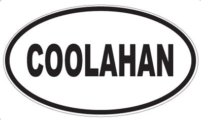 COOLAHAN - Oval Magnet
