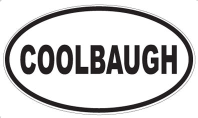 COOLBAUGH - Oval Magnet