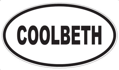COOLBETH - Oval Magnet