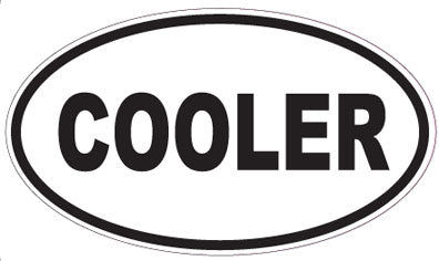COOLER - Oval Sticker