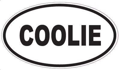 COOLIE - Oval Sticker