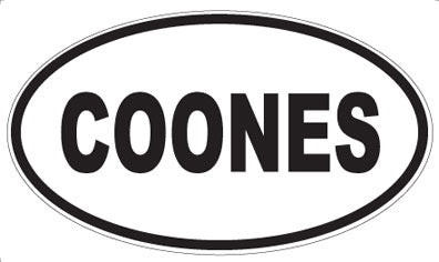 COONES - Oval Magnet