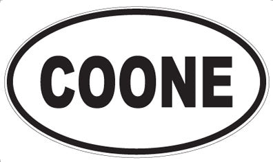 COONE - Oval Magnet