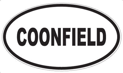 COONFIELD - Oval Magnet
