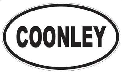 COONLEY - Oval Magnet