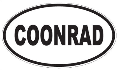 COONRAD - Oval Magnet