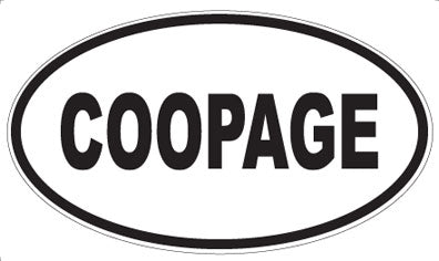 COOPAGE - Oval Magnet