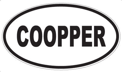 COOPPER - Oval Magnet