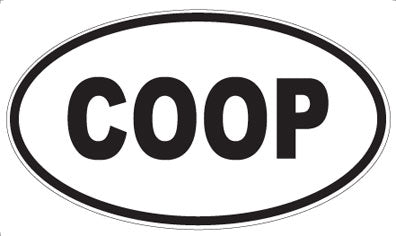 COOP - Oval Magnet