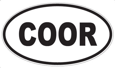 COOR - Oval Magnet