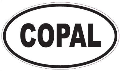 COPAL - Oval Sticker