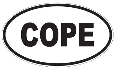 COPE - Oval Magnet