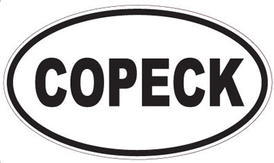 COPECK - Oval Sticker