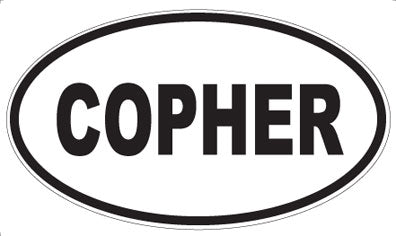 COPHER - Oval Magnet