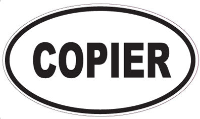 COPIER - Oval Sticker