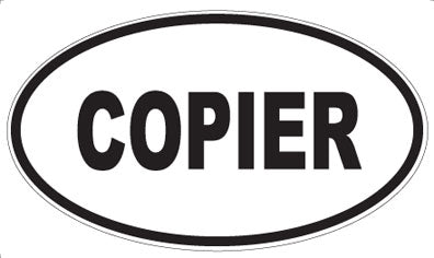 COPIER - Oval Magnet