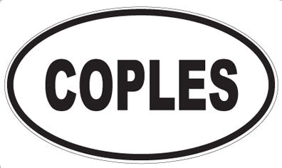 COPLES - Oval Magnet