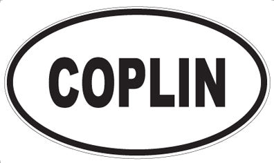COPLIN - Oval Magnet