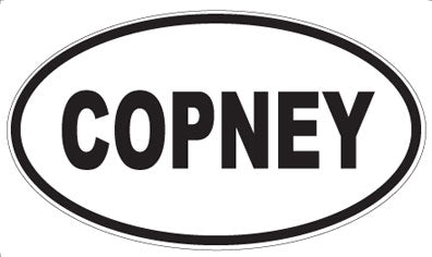 COPNEY - Oval Magnet