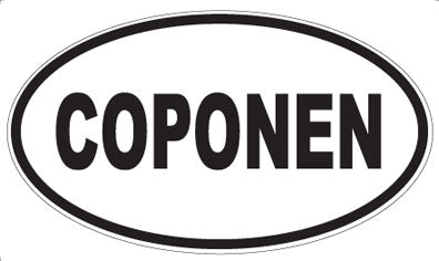 COPONEN - Oval Magnet
